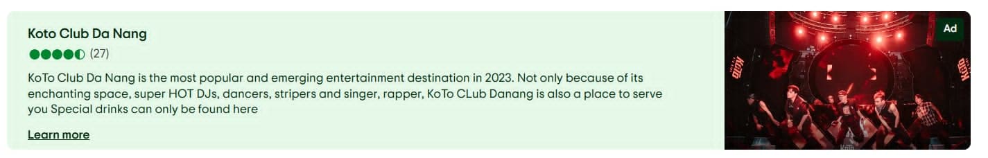 Koto Club Da Nang — Giải trí về đêm · Đà Nẵng